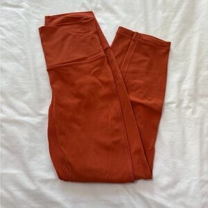 lululemon athletica Women's Burnt Orange Leggings
